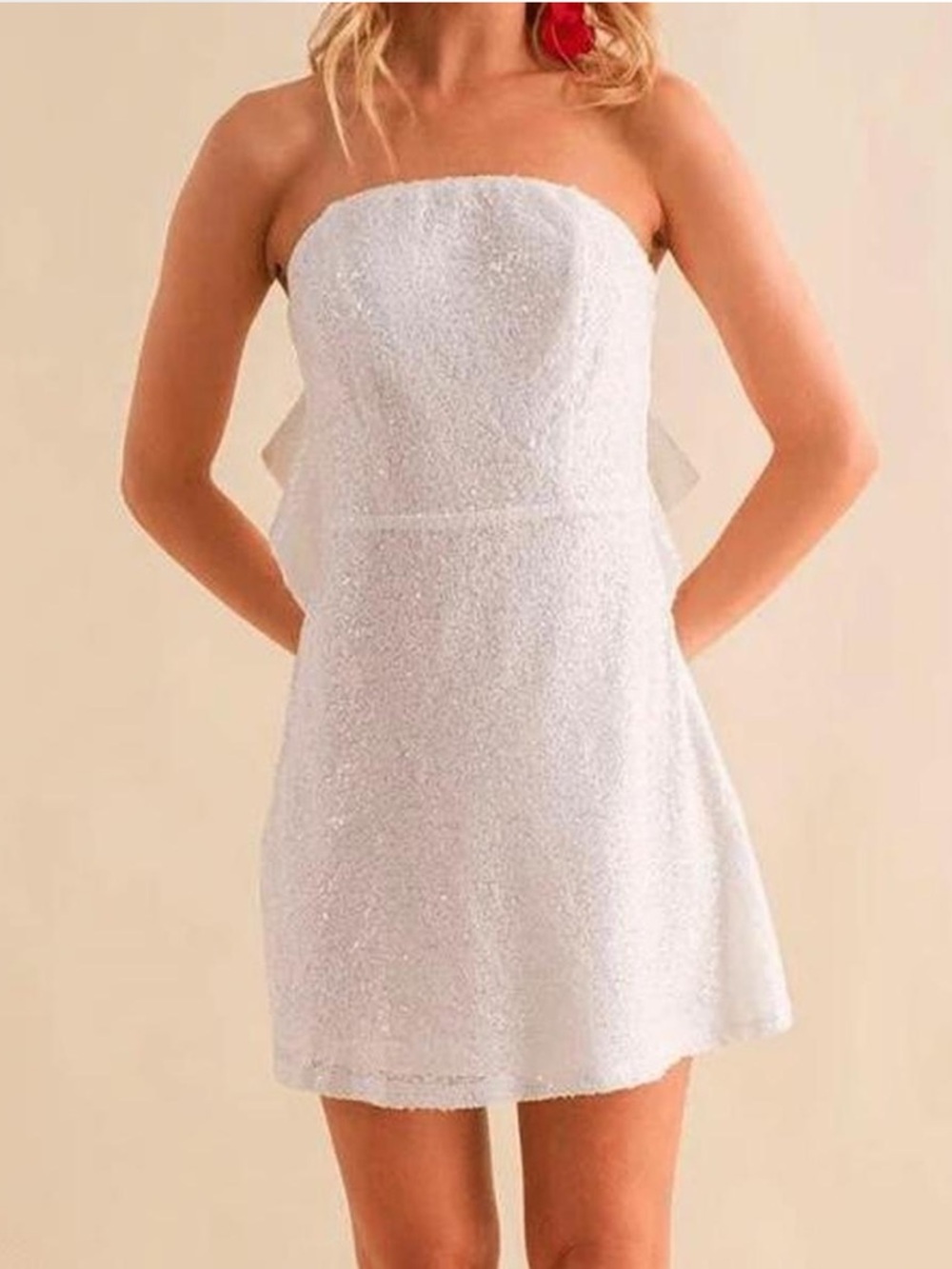 Altar'd State Lilia Sequin Bow Dress